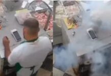 Explotó el posnet en una carnicería en Buenos Aires