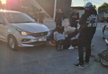 Monte Cristo: una mujer resultó herida tras un choque entre un auto y una moto