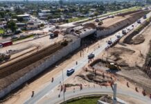 El altonivel de Ruta 19 en Malvinas Argentinas alcanzó un 58% de avance