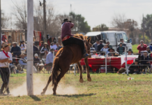 Monte Cristo celebró los 30 años del Desfile Cívico Militar y la Fiesta Gaucha Jinete durante una de las montas de la Fiesta Gaucha realizada en Monte Cristo.