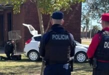 Evacuaron un colegio en La Puerta tras hallar un proyectil de mortero cerca del establecimiento Operativo realizado en La Puerta por el hallazgo de un proyectil de mortero cerca del colegio secundario