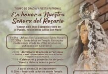 Río Primero comenzó la Novena Patronal en honor a Nuestra Señora del Rosario Celebraciones de la Novena Patronal en honor a Nuestra Señora del Rosario en Río Primero