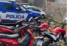 Secuestraron cinco motocicletas durante un operativo preventivo en Malvinas Argentinas Motocicletas secuestradas durante un operativo en Malvinas Argentinas