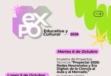 Villa del Rosario tendrá una semana de actividades educativas y culturales Gráfica de la Expo Educativa y Cultural 2026 de Villa del Rosario con actividades previstas para el lunes 5 y el martes 6 de octubre