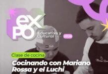 Villa del Rosario inicia la Expo Educativa y Cultural 2026 con actividades gastronómicas, científicas y culturales Afiche de la Expo Educativa y Cultural 2026 de Villa del Rosario con la propuesta de cocina Cocinando con Mariano Rossa y el Luchi