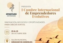 Miramar de Ansenuza será sede de Ansenuza Emprende del 23 al 25 de octubre Placa de Ansenuza Emprende, la cumbre de emprendedores que se realizará del 23 al 25 de octubre de 2026 en Miramar de Ansenuza