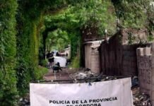Murió un policía tras ser arrollado por un tren en Córdoba Escena ferroviaria acordonada en Córdoba con personal trabajando sobre las vías y un cartel de la Policía de la Provincia de Córdoba