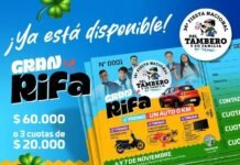 Tránsito realizará la Fiesta Nacional del Tambero el 6 y 7 de noviembre Placa de la Gran Rifa de la Fiesta Nacional del Tambero con premios y fechas del evento